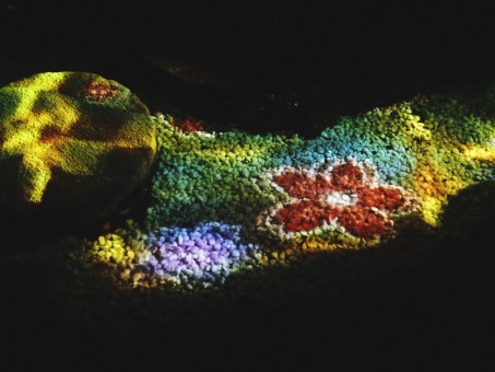 御神水映像投影