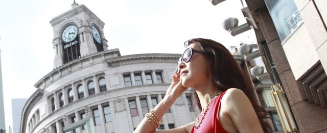 Walk at GINZA in Summer