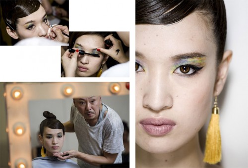 fine adjustment of makeup for each model.