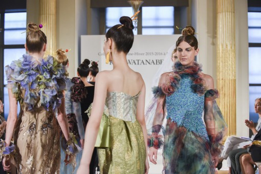 *More info of the real  fashion show:Report for KOJI WATANABE 2015-16 AW COLLECTION‘s catwalk in Paris #1”！